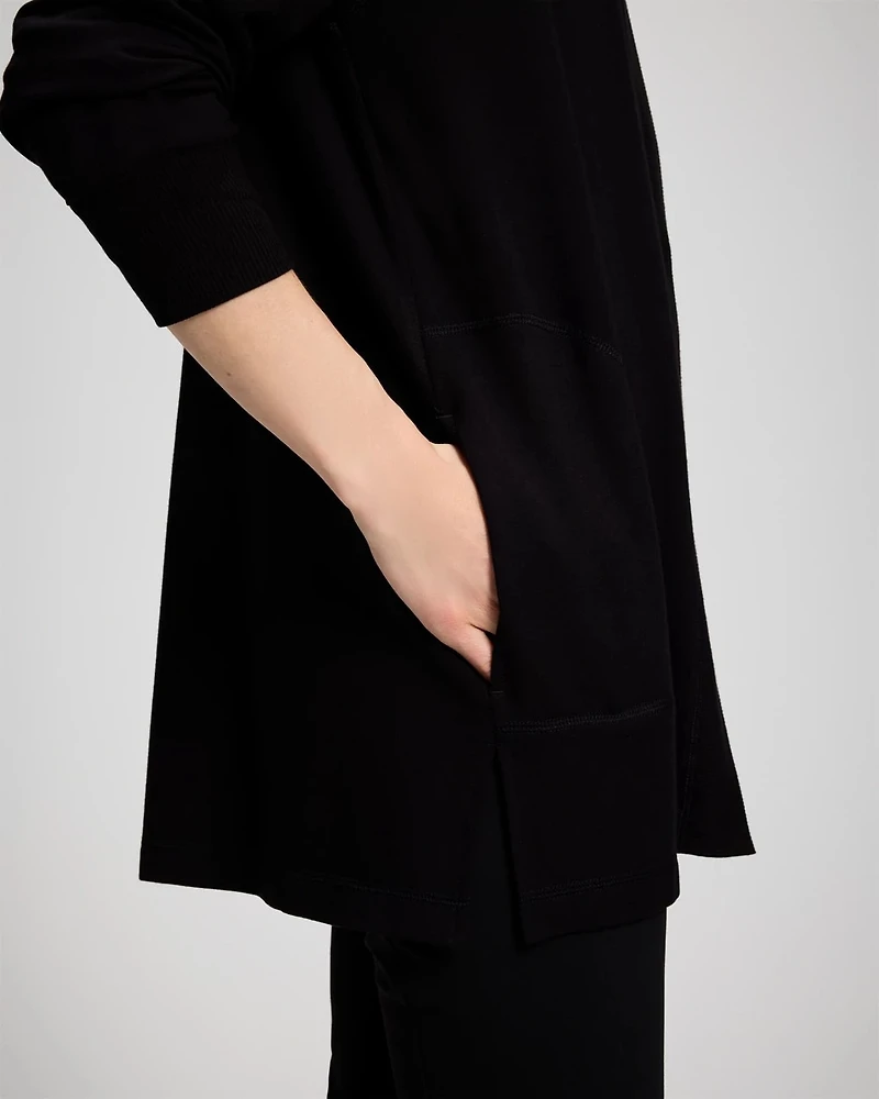 Ultra Soft Relaxed Open-Front Wrap