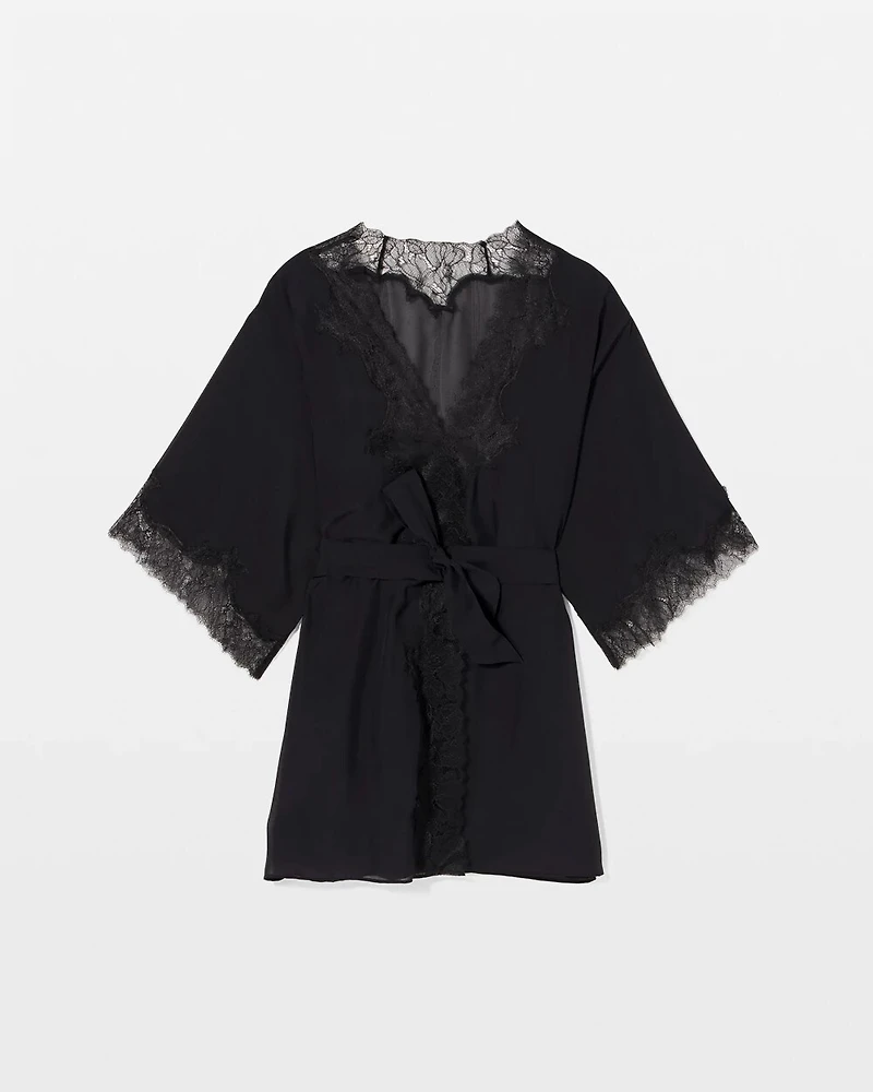 Silk Chiffon Robe