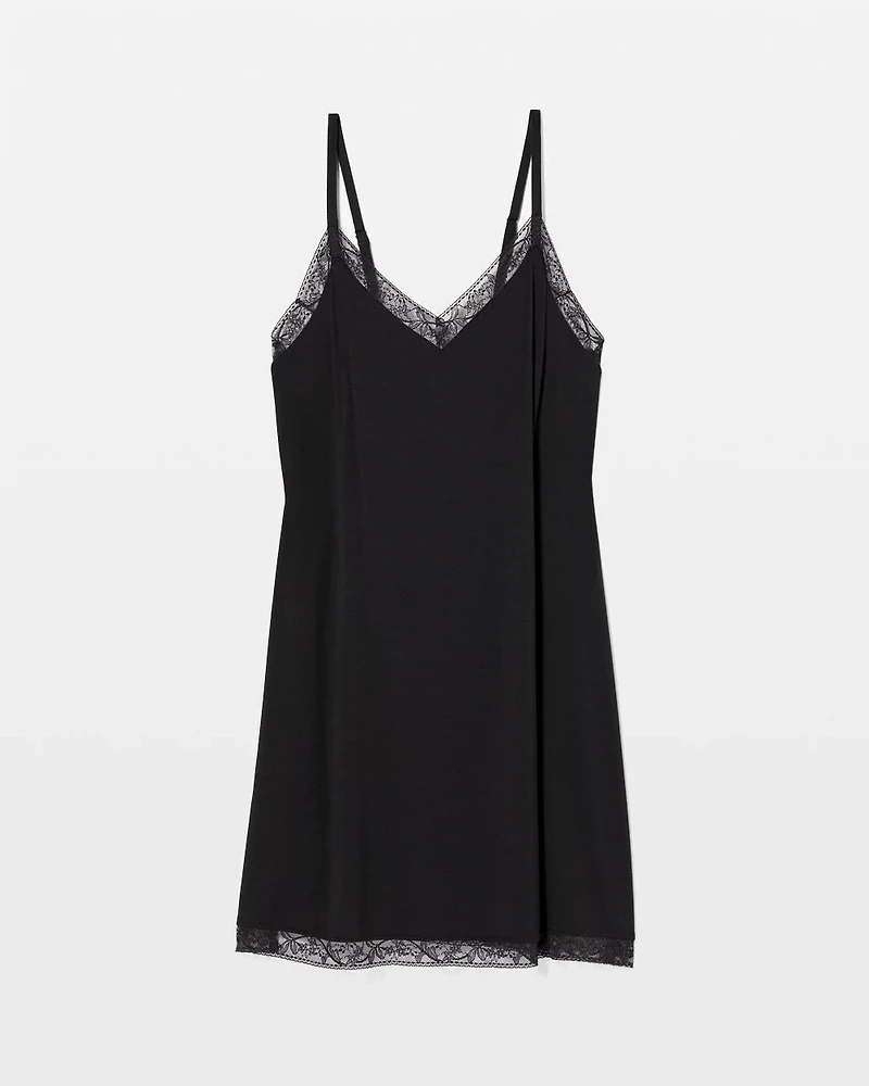 Lace Trim Chemise