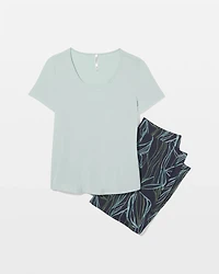 Packaged Short-Sleeve Pant Pajama Set