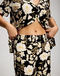 Cropped Pajama Pants