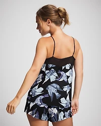 Mesh Trim Pajama Cami