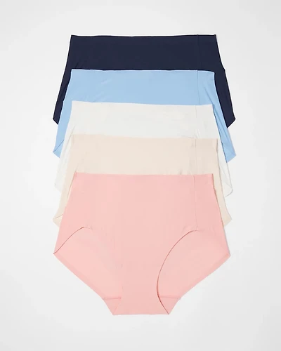 Soft Stretch Modern Brief Panty 5 Pack
