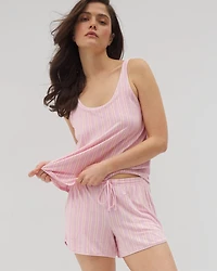 Printed Pajama Shorts