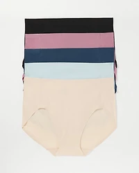 Soft Stretch Modern Brief Panty 5 Pack