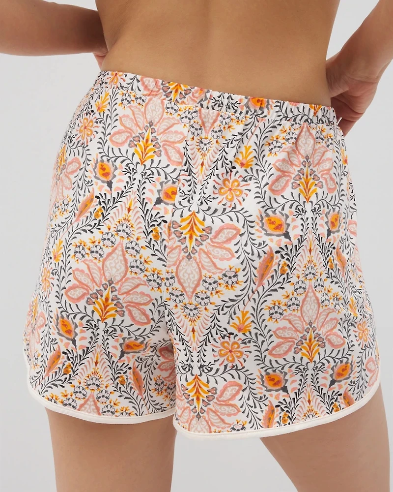Printed Pajama Short