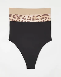 High-Waist Thong Panty 3 Pack