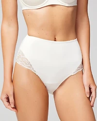 High-Waist Brief Panty with Lace