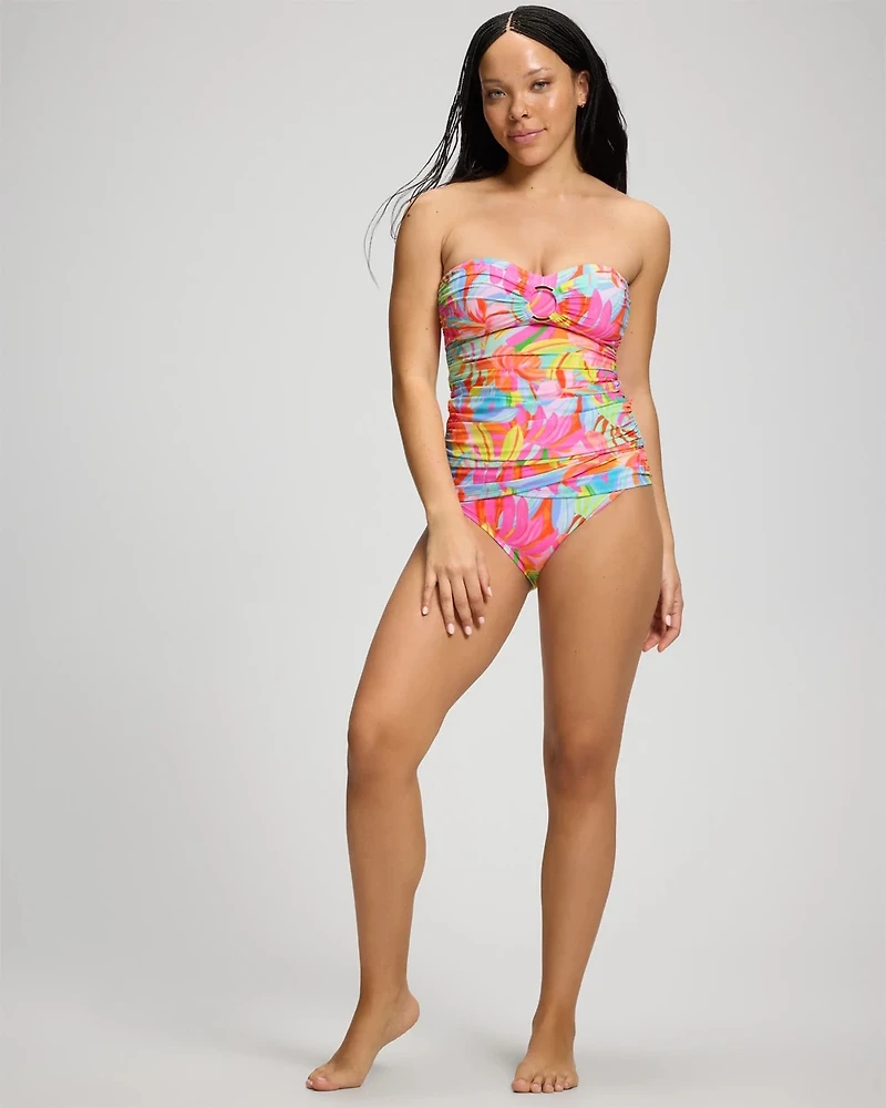 Bellissimo Botanica Draped Tankini Swim Top