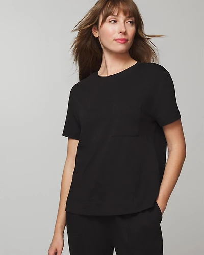 Short-Sleeve Pocket Pajama Tee