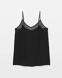 Mesh Trim Pajama Cami