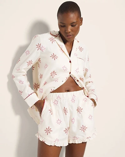 Super Soft Ruffle Pajama Short