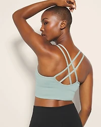 Longline Bra with Strappy Back