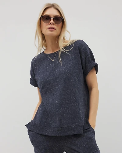 Relaxed Short Sleeve Top