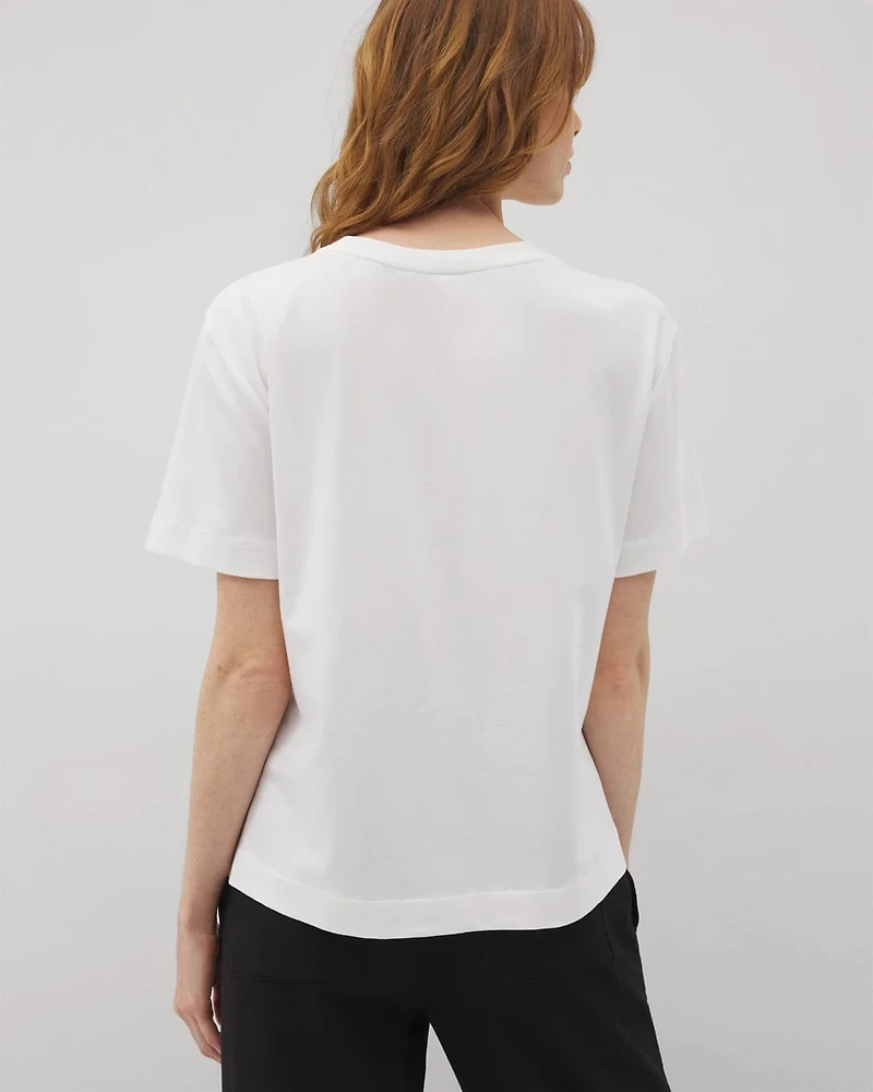 Short-Sleeve Pocket Pajama Tee