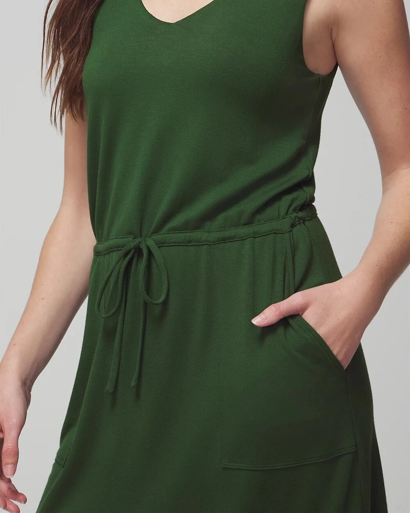 V-Neck Sneaker Dress