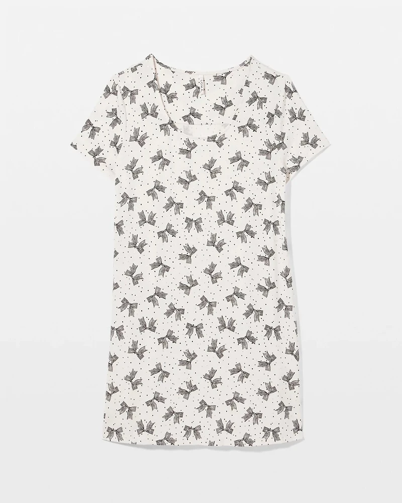 Short Sleeve Scoop Neck Sleepshirt