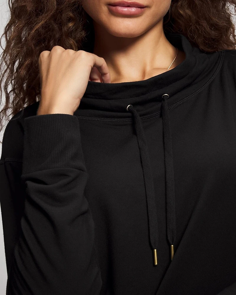 Ultrasoft Fleece Relaxed Funnel Neck Sweatshirt