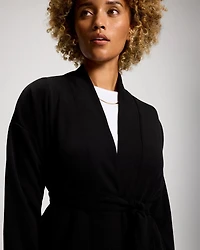 Modern Modal Relaxed Belted Wrap
