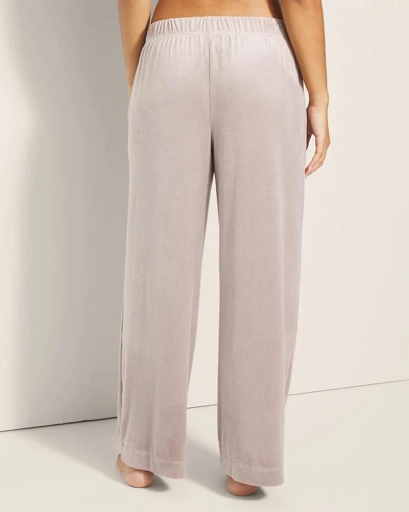 bed Wide-Leg Pajama Pants