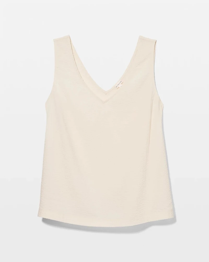 Textured Stripe Relaxed Tank