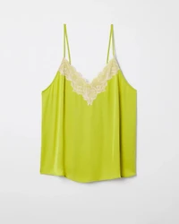 Lace-Trim Pajama Cami