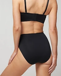 High-Leg Brief Panty with Lace