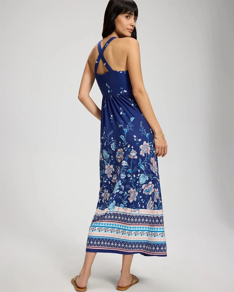 Twist-Front Maxi Bra Dress