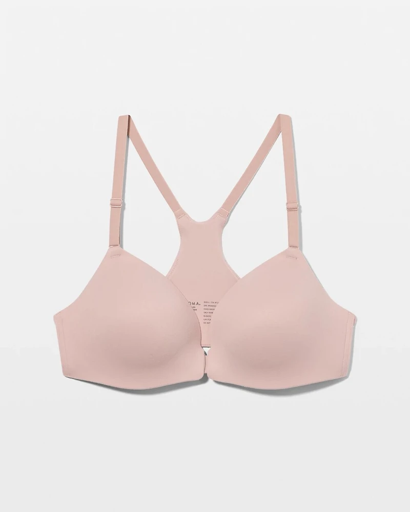 Front-Close Racerback Bra