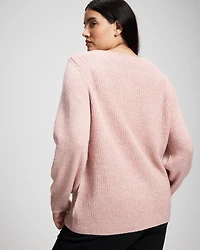 Shimmer Cable Knit Sweater