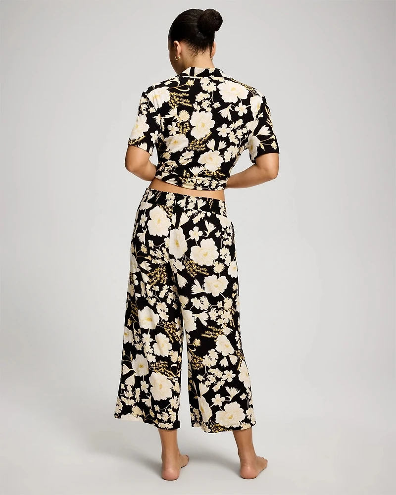 Cropped Pajama Pants