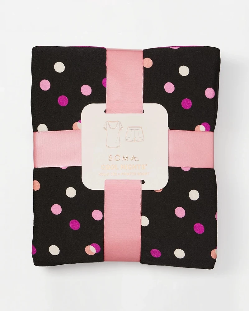 Packaged Short-Sleeve Short Pajama Set