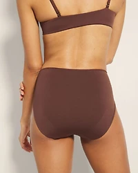 High-Leg Brief Panty with Lace