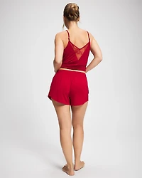 Lace Relaxed Pajama Short