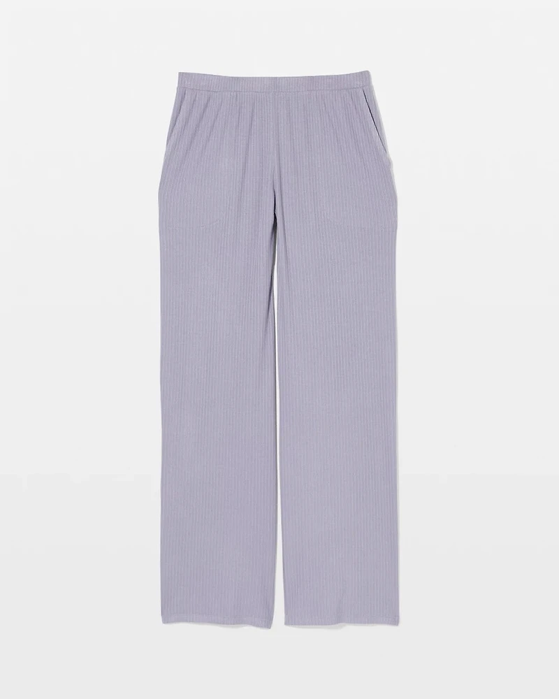 Pointelle Wide Leg Pajama Pant