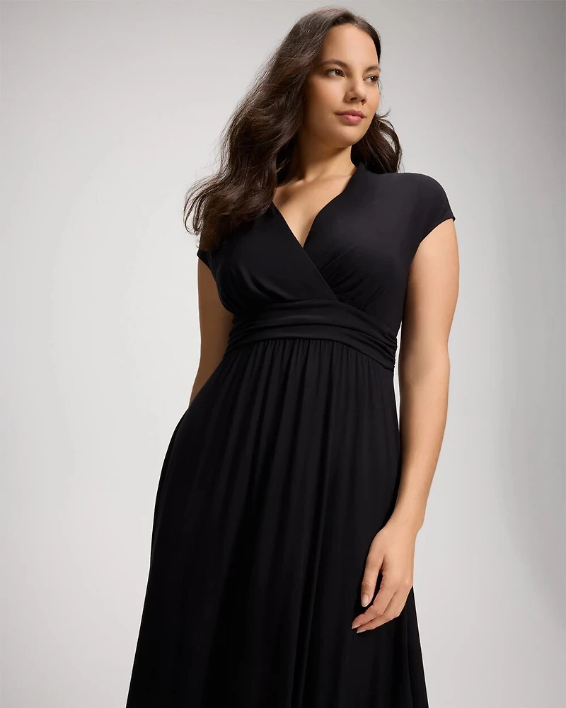 Serenity Cap Sleeve Maxi Bra Dress