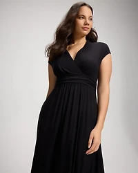 Serenity Cap Sleeve Maxi Bra Dress