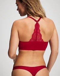 Racerback Bralette with Lace Back