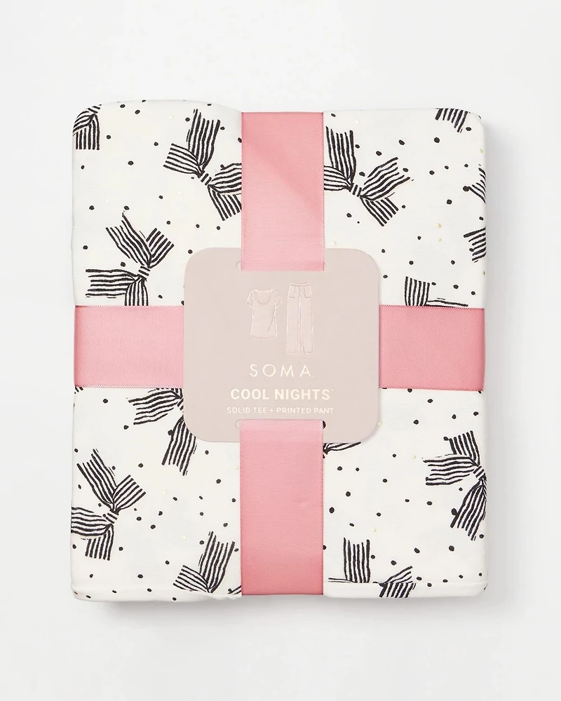 Packaged Short-Sleeve Pant Pajama Set