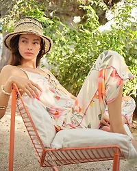 Piped Crop Pajama Pants