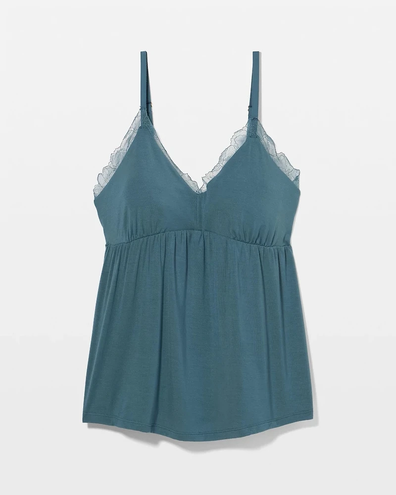 Fine Line Lace Pajama Cami