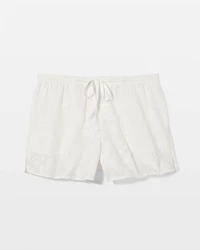 Cotton Eyelet Pajama Short