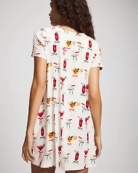 Short Sleeve Scoop Neck Sleepshirt