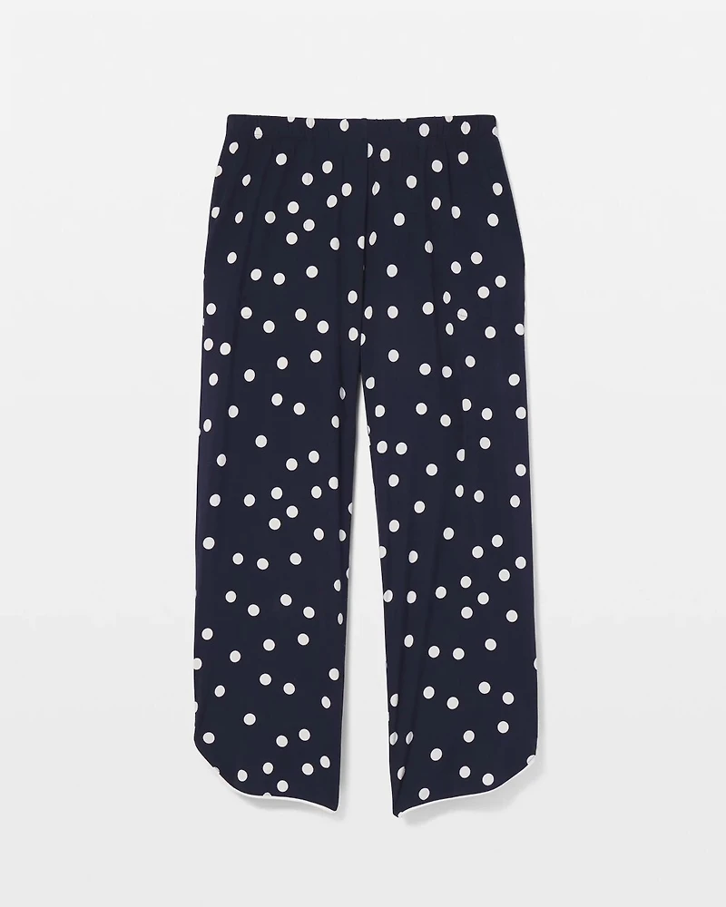 Cropped Pajama Pants