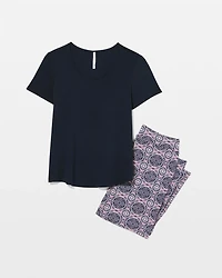 Short Sleeve + Pant Pajama Set