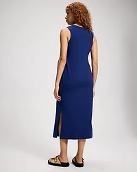 Cotton Sleeveless Midi Dress