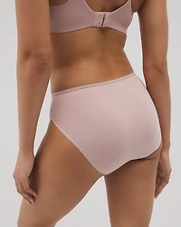 Edge Cotton Blend High-Leg Panty with Lace