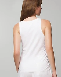 Shirred Side Pajama Tank