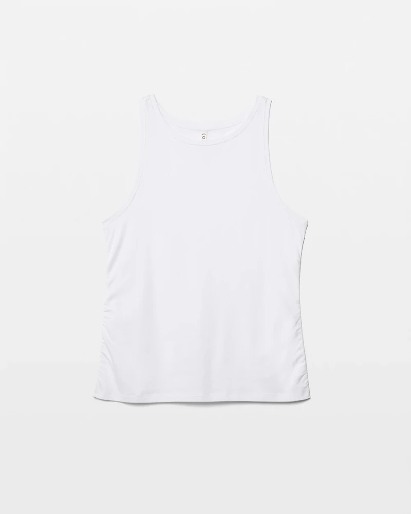 Shirred Side Pajama Tank