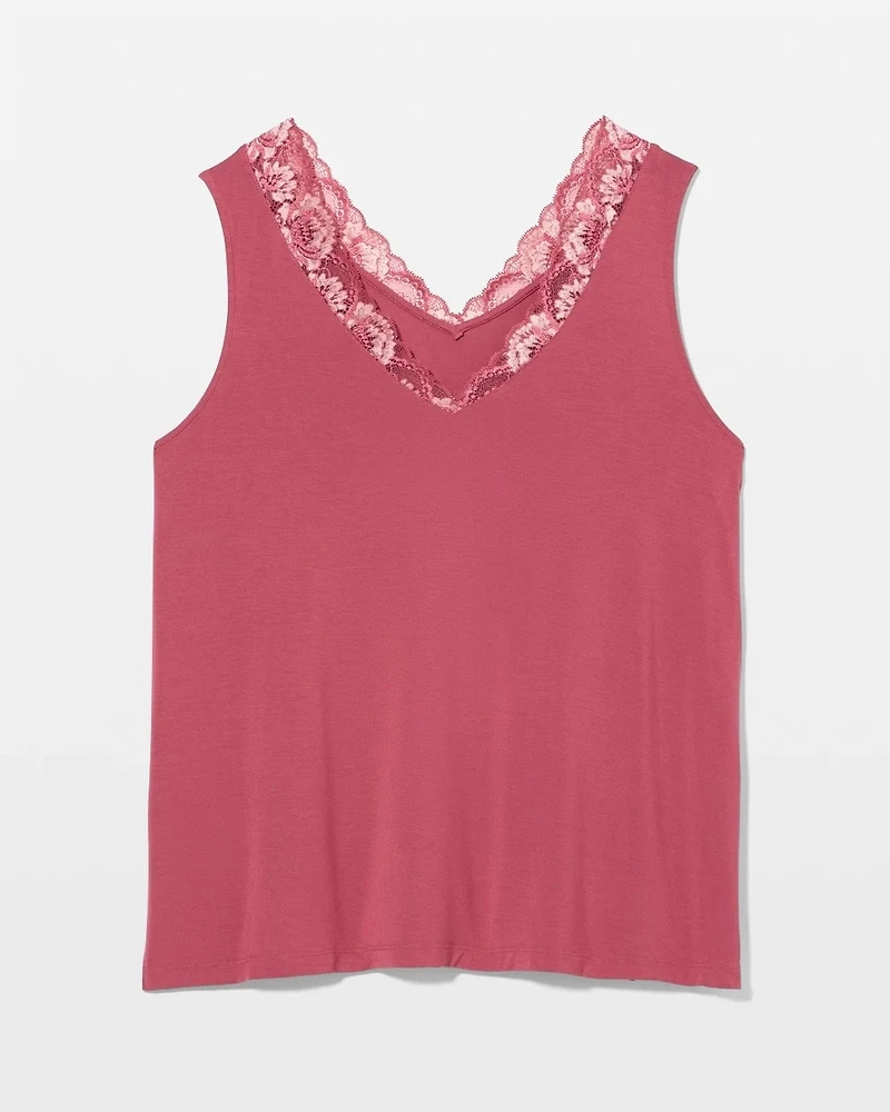 Romantic Lace Pajama Tank Top